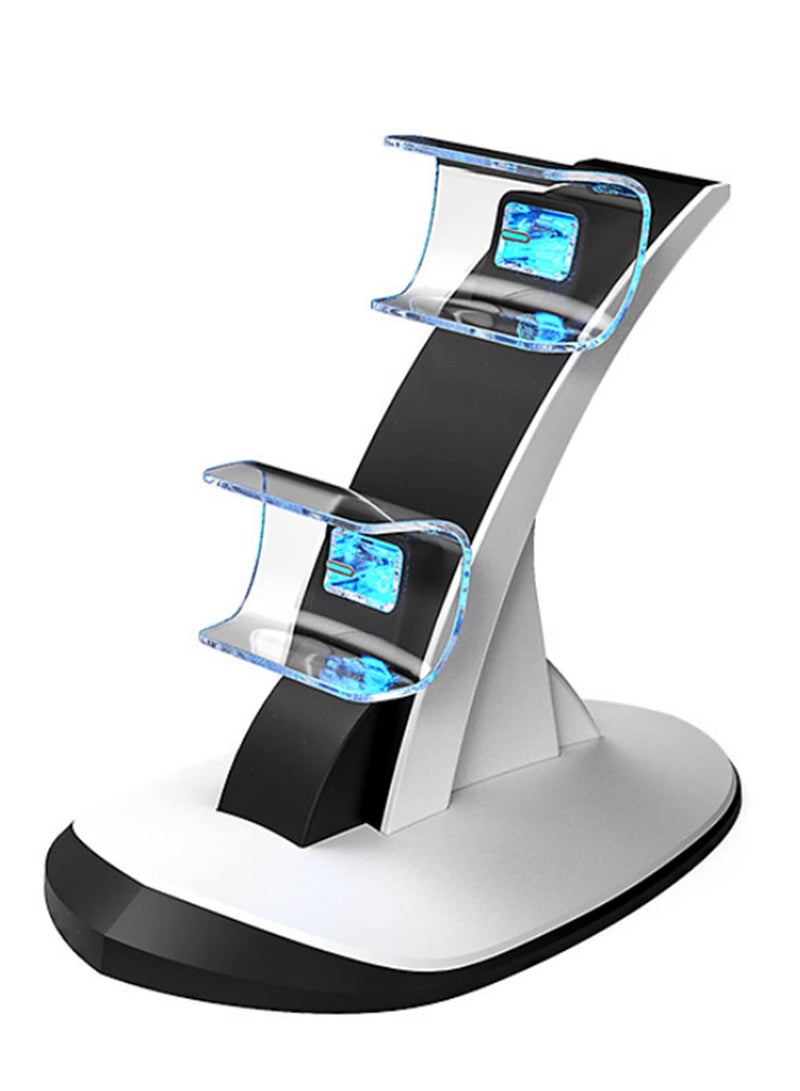 Controller Charger Dock for PS5 Dual Charging Stand Station with LED Indicators, Removable Base & Anti-Slip Pad for Sony PlayStation 5/PS5 Controller -Type-C Fast Charging  - Image 1