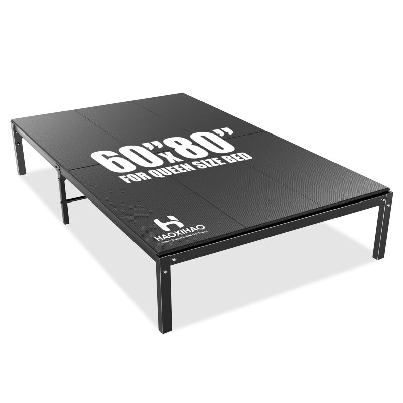 HAOXIHAO Bunkie Board King Size(76x80) - Premium 10mm Hollow Plastic Bunkie Boards for Under Mattress,Heavy-Duty Support,Breathable,Low Profile,Noise Minimizing,Moisture Resistant Foundation - Image 1