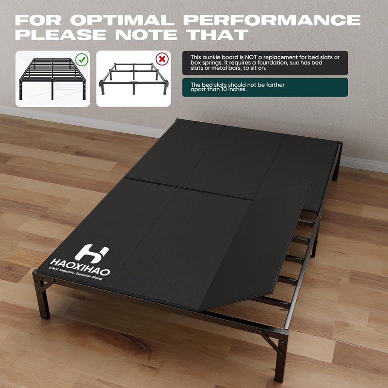 HAOXIHAO Bunkie Board King Size(76x80) - Premium 10mm Hollow Plastic Bunkie Boards for Under Mattress,Heavy-Duty Support,Breathable,Low Profile,Noise Minimizing,Moisture Resistant Foundation - Image 4