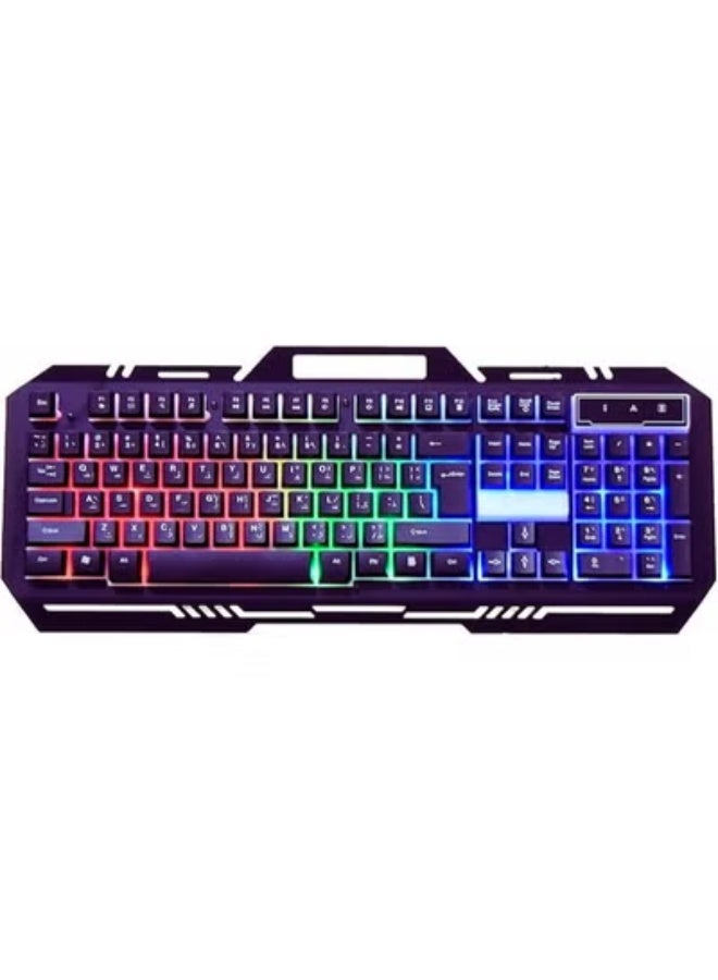 PT-80 Wired Gaming Keyboard – Backlit, Waterproof & Easy to Use – Standard Layout for Multi-Device Use - Image 1