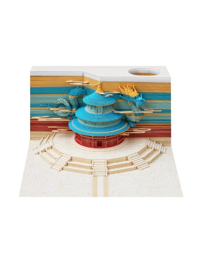 Creative Cultural And Creative Gifts Office Desktop Paper Sculpture Ornaments Business Meeting Event Souvenirs 3d Stereo Note Pad
