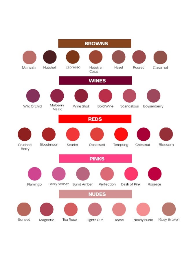 فاسيسكانادا وجوه كندا أحمر شفاه ألتيم برو إتش دي إنتنس مات مع برايمر - لون جوز الهند الطبيعي (بني)، ١٫٤ غرام | ثبات يدوم ٩ ساعات | لمسة نهائية مطفية إتش دي مثالية | لون مكثف | خفيف الوزن | انزلاق سلس | مُعزز بالبرايمر - Image 4