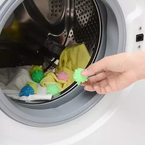 Milestore Milestore Silicone Washing Machine Laundry Balls Dryer for Household Cleaning Washing Machine Cleaner Softener Clothes Dryer Machine NonToxic Washing Machine Balls For Clothes Multi Color 10 Pcs - Image 3