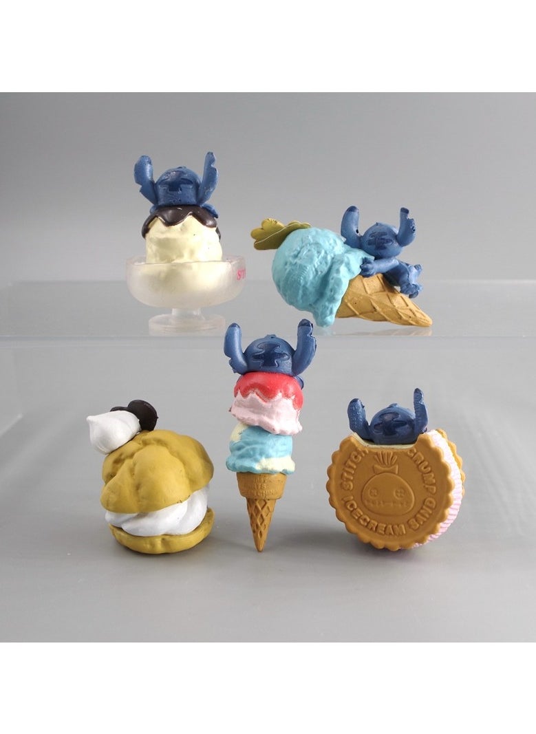 General Five Kinds of Ice Cream Dessert Biscuits Stitch Dolls and Ornaments  - Image 2