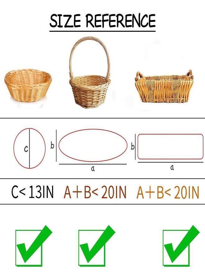 Amsthow Basket Cellophane Bags 22 x 32 for Gift Giving Holiday Birthdays, 10 Pack - Image 2