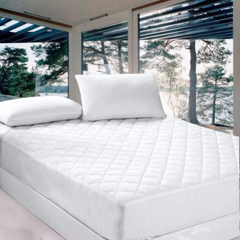 coca industries with hi Flipper Hypoallergenic 100 Cotton Satin Mattress Protector White 36 72 3 6 - Image 1