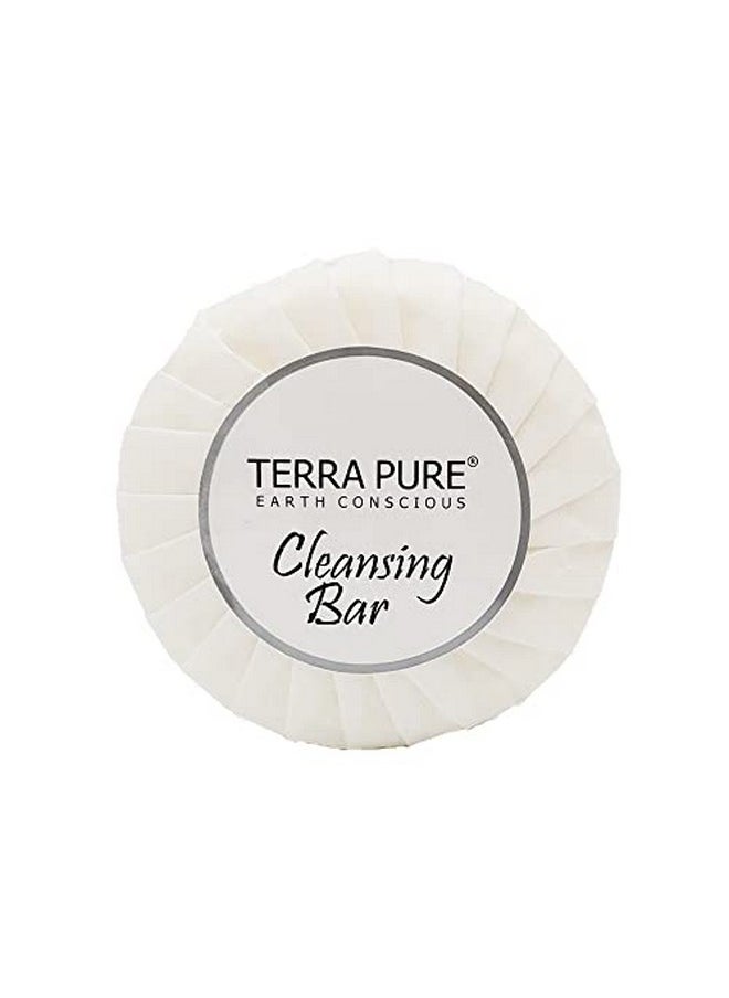 Terra Pure Erra Pure White Tea And Coconut Hotel Soap ; Travel Size Toiletries Bulk Set For Airbnb Essentials ; 0.6Oz Bar Soap ; 100 Pieces  - Image 1