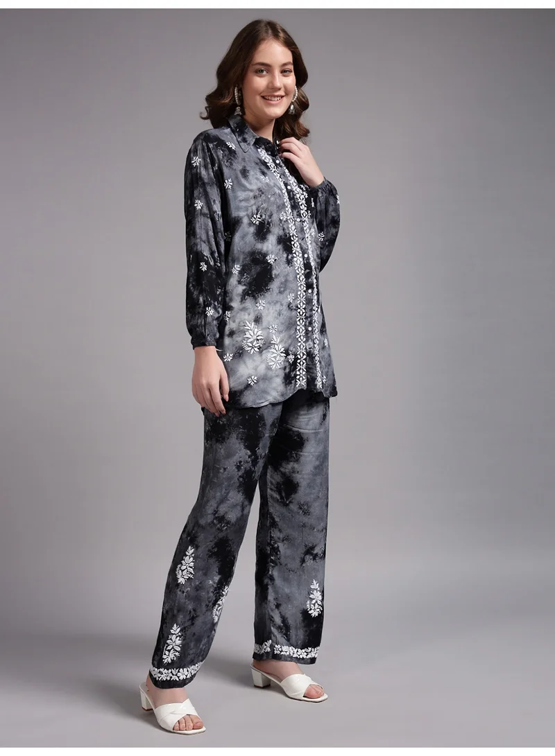 Alaya AL4093KS Women Hand Embroidered Chikankari Rayon Co-ord Set-AL4093KS for Women | Best Price UAE