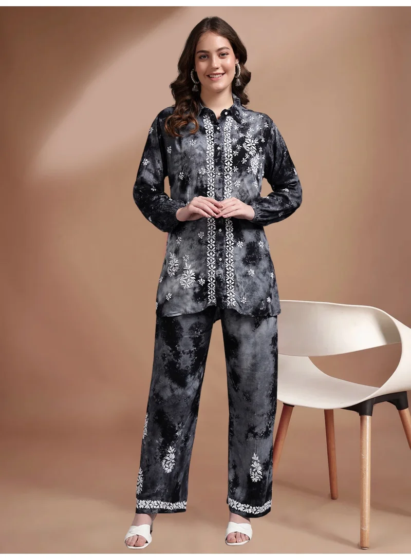 Alaya AL4093KS Women Hand Embroidered Chikankari Rayon Co-ord Set-AL4093KS for Women | Best Price UAE
