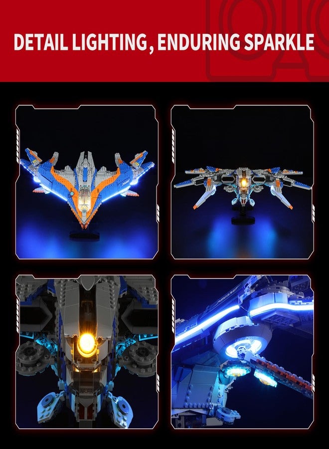 BRIKSMAX 2.0 Light Kit for Guardians of The Galaxy: The Milano - Innovative LED Lighting Compatible with Lego Marvel 76286 - Set Not Included - Image 4