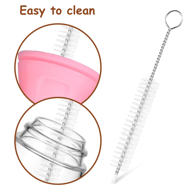 Pet Nursing Bottle Kit For Newborn Kittens Puppies With Soft Nipples And Cleaning Brush - Image 4