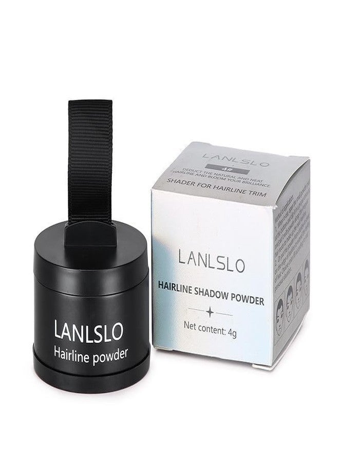 BLISSBORN Natural Hairline Powder, Hair Shading Sponge Pen, Root Touch-Up and Hairline Filling, Eyebrow Stamp, Cover-Up Stick for Thinning Hair and Bald Spots, Black, Pro Model For Women And Men - Image 1