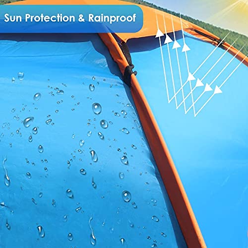 KriShyam® 4-Person Camping Tent – Includes Carrying Bag – Lightweight Portable Dome Tent for Backpacking, Hiking, or Beach for Indoor & Outdoors (4 Person Tent) - Image 2