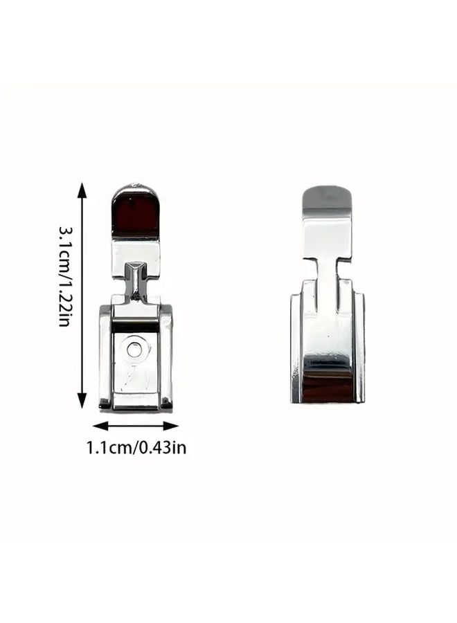 Set Of 4 Zipper Presser Feet Including An Invisible Zipper Foot For Domestic Low Shank Snap On Sewing Machines Perfect For Narrow Zipper Applications - Image 3