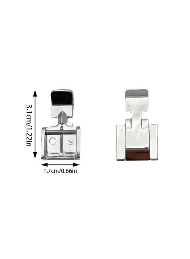 Set Of 4 Zipper Presser Feet Including An Invisible Zipper Foot For Domestic Low Shank Snap On Sewing Machines Perfect For Narrow Zipper Applications - Image 2