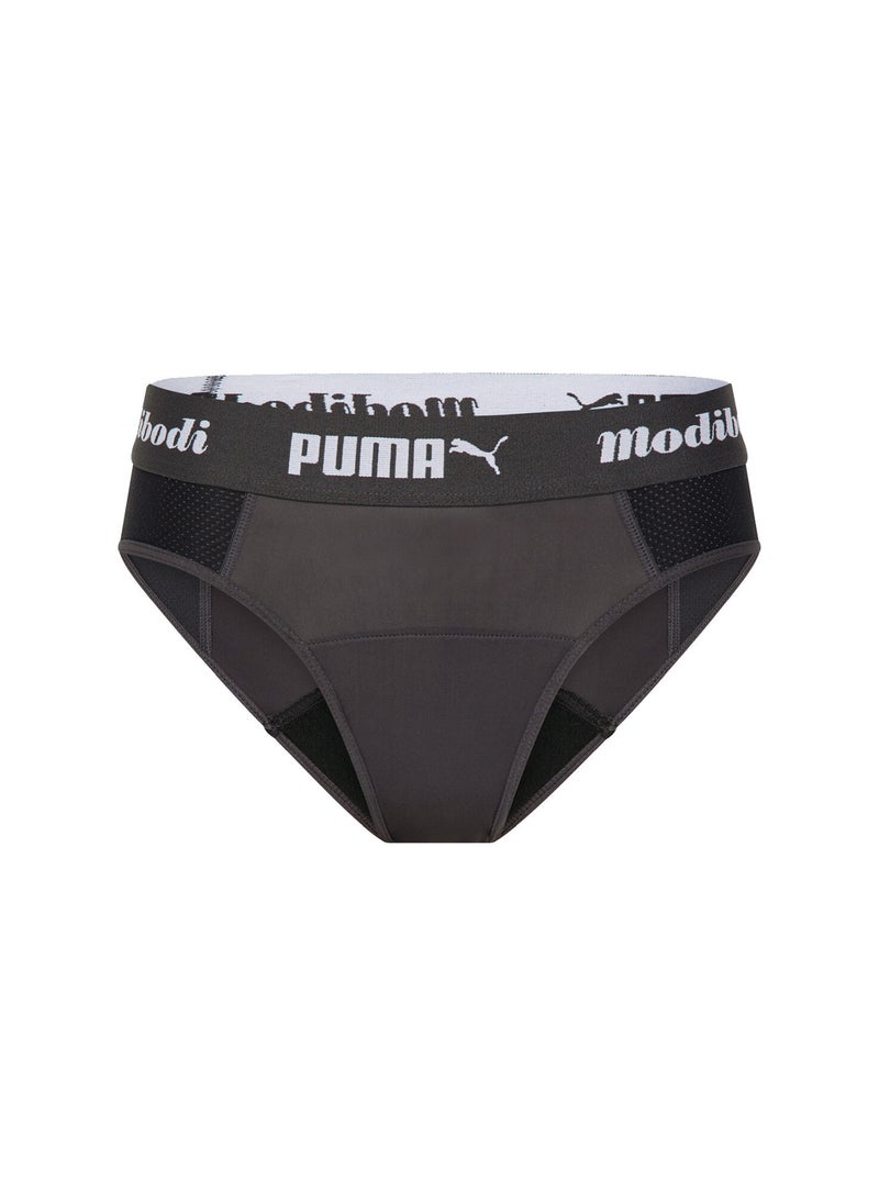 PUMA Modibodi Womens Active Briefs (ModerateHeavy) 