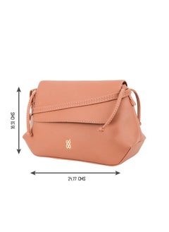 Baggit Baggit Women Tan Satchel Sling Bag Xs Size | Ladies Stylish Casual Cross Body Purse Handbag  - Image 3
