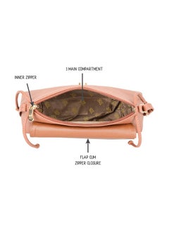 Baggit Baggit Women Tan Satchel Sling Bag Xs Size | Ladies Stylish Casual Cross Body Purse Handbag  - Image 5