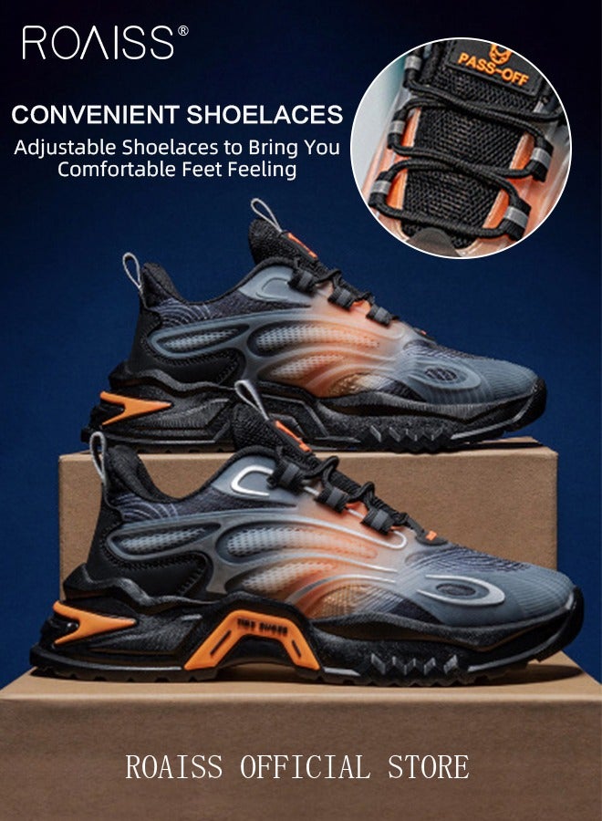 رويس أحذية رياضية رجالية مريحة وجيدة التهوية منخفضة الرقبة متعددة الاستخدامات وعصرية مضادة للانزلاق ومقاومة للتآكل أحذية كاجوال خفيفة الوزن متعددة الألوان تمتص الصدمات للارتداء اليومي - Image 1