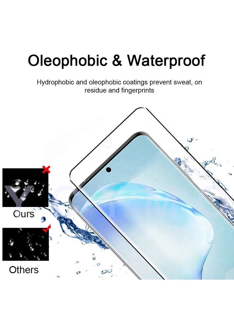 Honor 90 Screen Protector Full Glue Edge-to-edge Curved Tempered Glass Fingerprint Compatible Anti Scratch for Honor 90