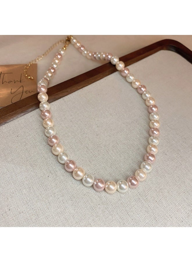 KUYING Sweet Pink Freshwater Pearl Necklace - Image 1