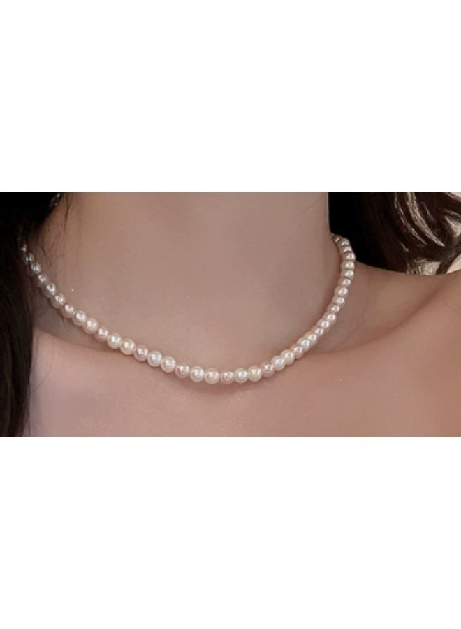 KUYING Sweet Pink Freshwater Pearl Necklace - Image 2