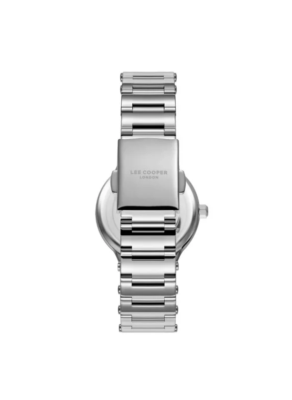 Lee Cooper Lee Cooper LC08000.390 Women's Analog Display Watch & Metal Strap Silver