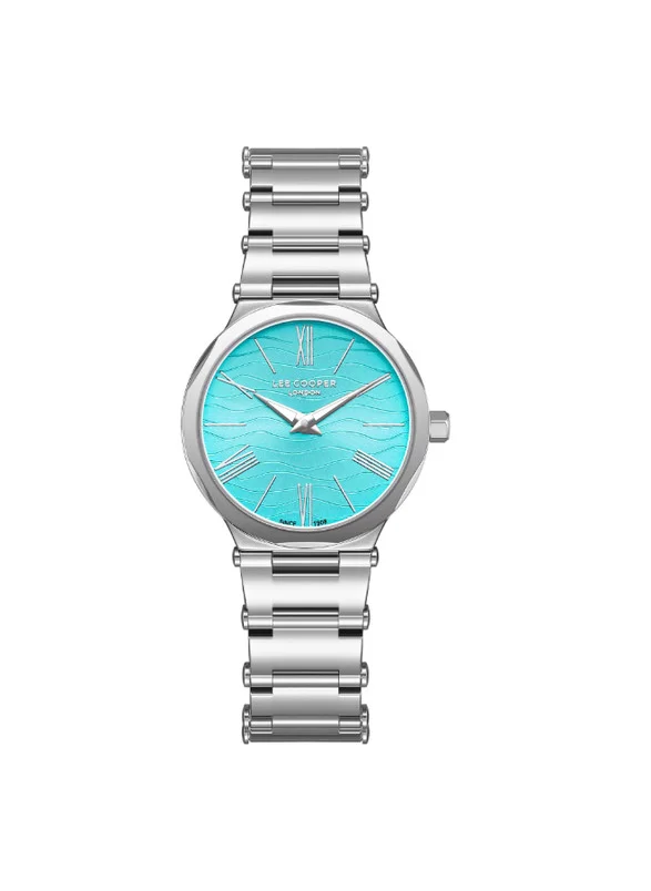 Lee Cooper Lee Cooper LC08000.390 Women's Analog Display Watch & Metal Strap Silver