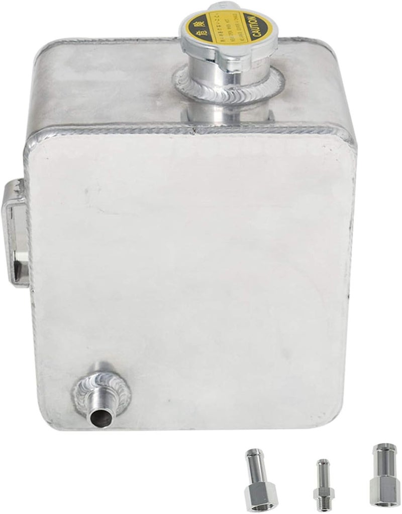 munirater 2.5L Aluminum Water Coolant Radiator Overflow Recovery Tank - Image 1