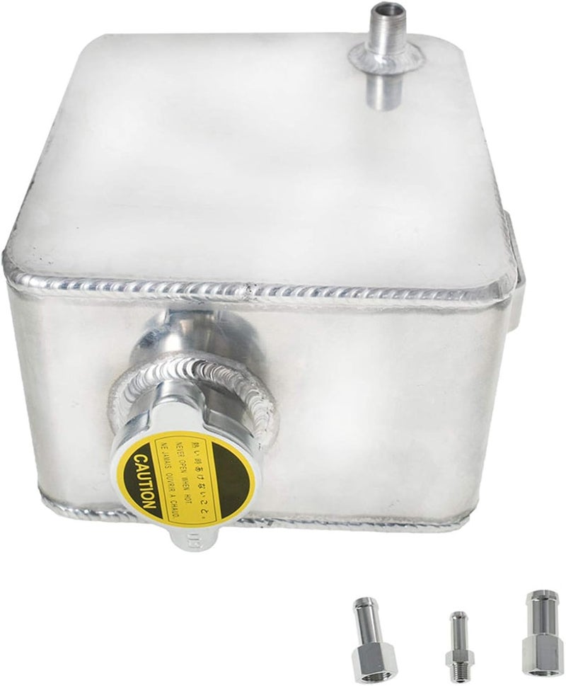 munirater 2.5L Aluminum Water Coolant Radiator Overflow Recovery Tank - Image 2