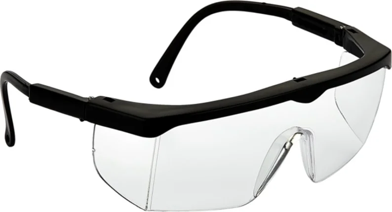 viola Valente Protective Work Glasses Clear Glass Black Frame VV400
