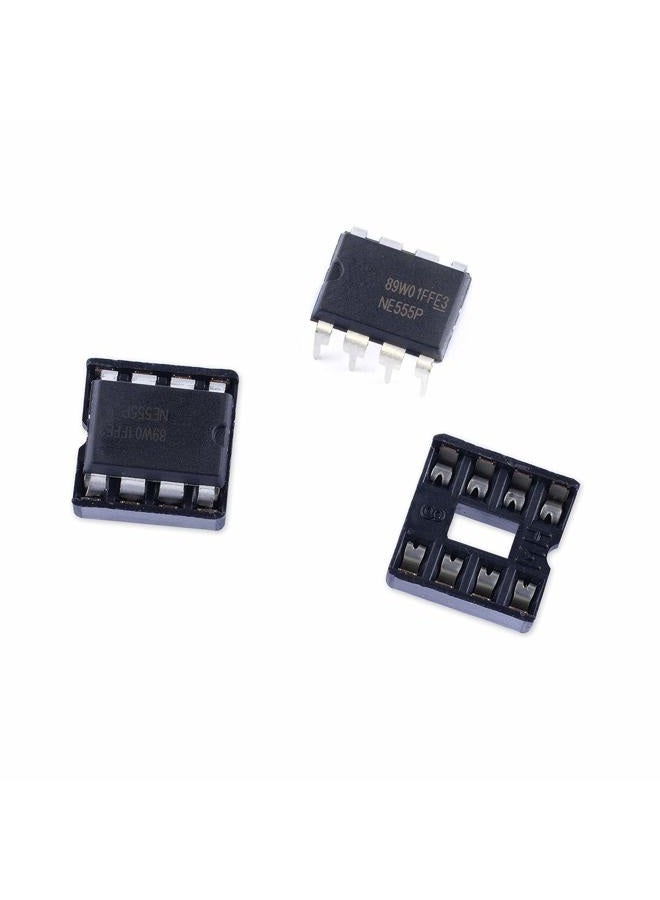 Cylewet 30Pcs NE555P Single Precision Timer with Sockets, NE555N NE555 Timer Chip IC Pulse Generator (Pack of 30) CYT1108 - Image 3