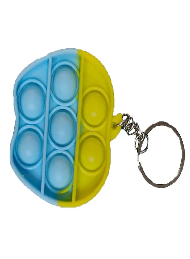لعبة PRIMEFAIR Pop Push Pop Bubble الحسية لتخفيف التوتر، لعبة سيليكون لتخفيف التوتر للأطفال ذوي الاحتياجات الخاصة (التوحد)، لعبة حسية رائعة، هدايا مبتكرة للبنات والأولاد والأطفال والكبار (سلسلة تفاح متعددة)