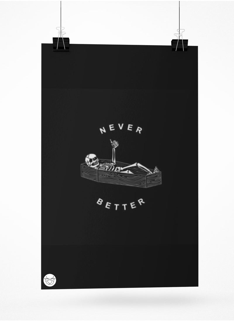 Reeman Design Poster with Skeleton design 