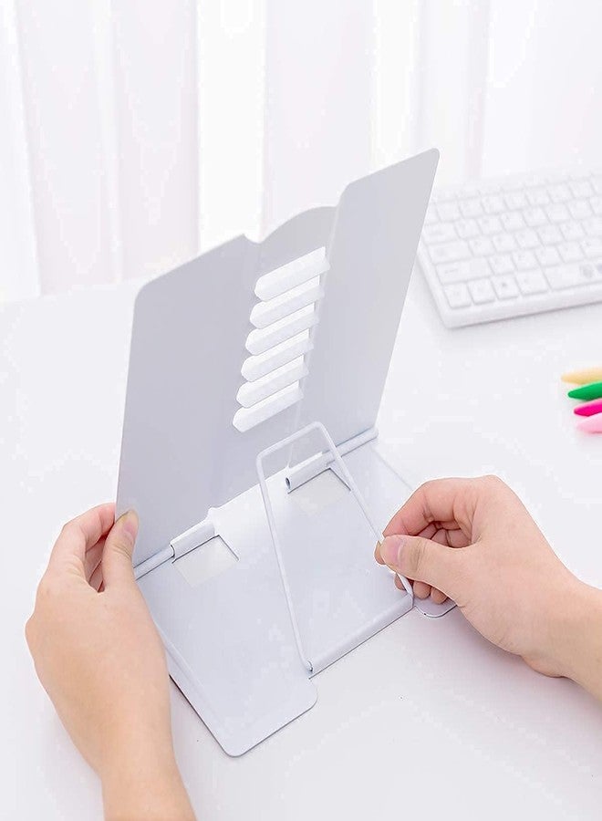 OMAZING KITCHEN Metal Portable Folding Book Reading Stand Adjustable 21x19x16. 5 cms [ Reading Stand] - Image 2