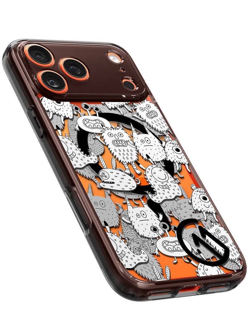 Spigen غطاء Ultra Hybrid MagFit لجهاز iPhone 17 Pro MAX مع MagSafe [تأثير ثلاثي الأبعاد مع طباعة سداسية الطبقات] - C11 Inkverse - Image 3