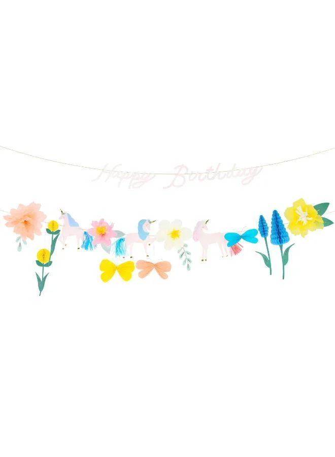 Meri Meri Meadow Unicorns Garland Set