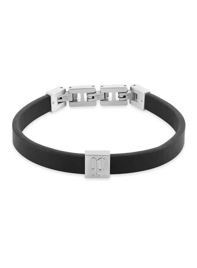POLICE Interstellar Leather Band Leather Bracelet for Men