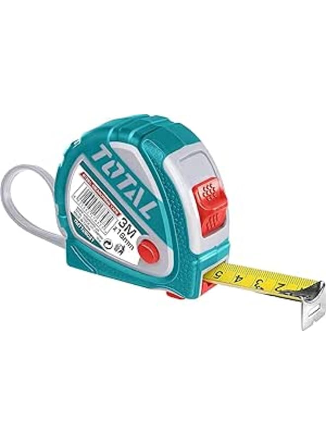 TOTAL TOTAL TOOLS Steel measuring Tape 3mx16mm - TMT126031