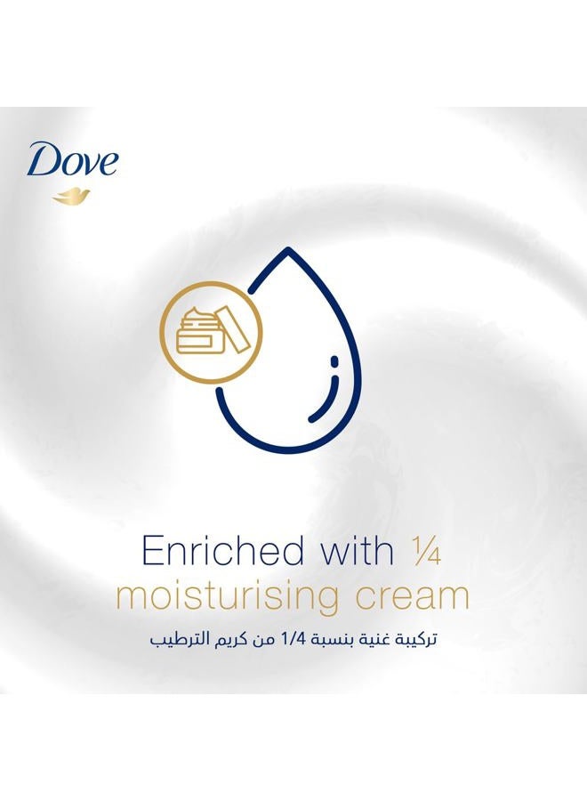 Dove مزيل عرق رول أون للنساء، لحماية لمدة 24 ساعة، أصلي، خالي من الكحول مع ¼ كريم مرطب، 50 مل - Image 2