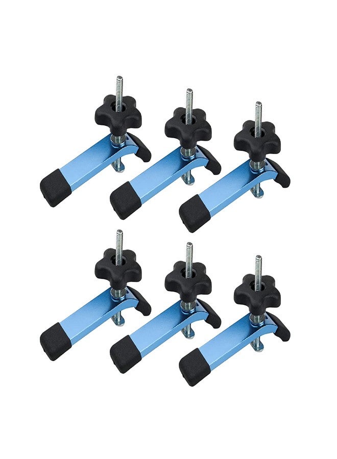POWERTEC 71168-P3 T-Track Hold Down Clamps, 5-1/2" L x 1-1/8" Width, 6 PK - Image 1