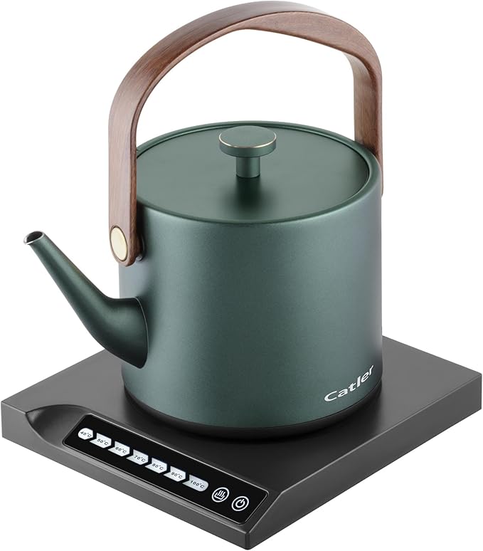 كاتلر Catler Electric Kettle BM 502 Charlotta Variable Temperature, 0.6 L with Touch Control, 40–100 °C Range, Keep-Warm 30 min & Removable Tea Strainer - Image 1