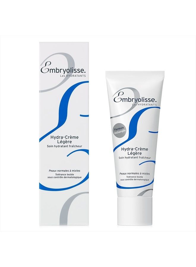 Embryolisse Hydra-Cream Light 1.35 Fl.oz. | Daily Face Moisturizer with Hyaluronic Acid and Water Lily Extracts | Provides Deep and Long-lasting Hydration - Image 1