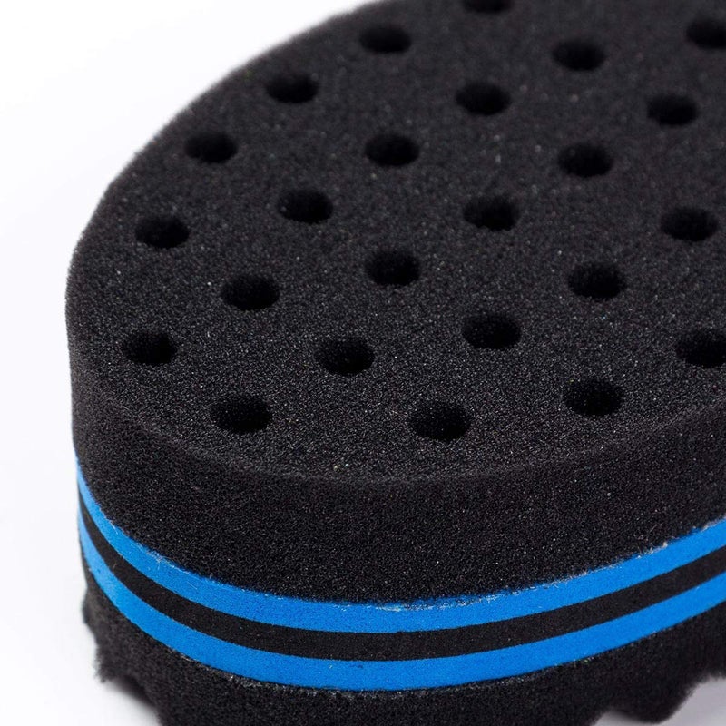 LoveBB 4 Pcs Small Holes Hair Twist Sponge, Barber Curl Sponge Brushes for Dreads Locking Afro Curl Coil Comb Care Tool - Image 4