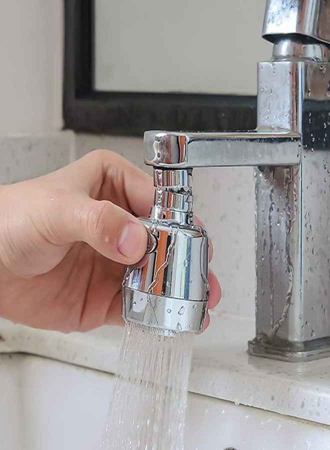 Leeonz 360 degree swivel faucet,1 Pack Kitchen Sink Faucet Sprayer Head Anti -Splash Tap Kitchen Bathroom Nozzle Filter Water Saving Water Tap Replacement - Image 3