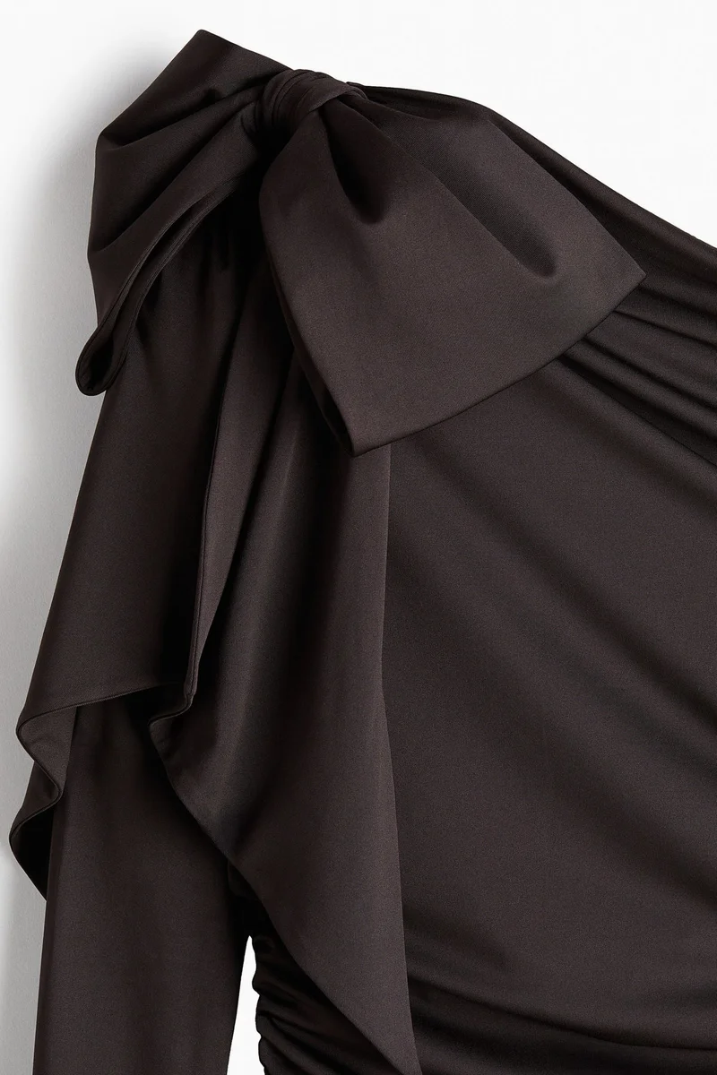 H&M Bow-detail bodycon dress