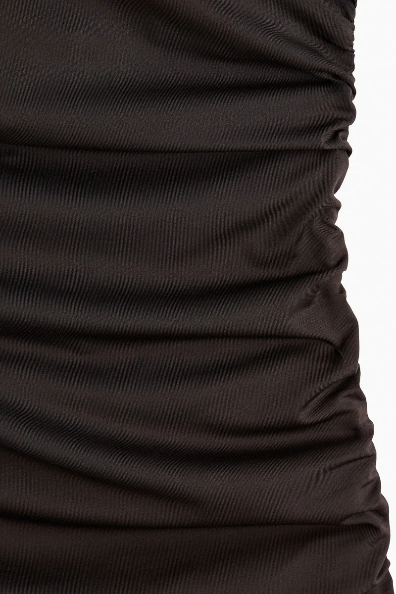 H&M Bow-detail bodycon dress