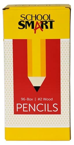School Smart Hexagonal Pencil, No. 2, Pack of 96 - 083275 - Image 1