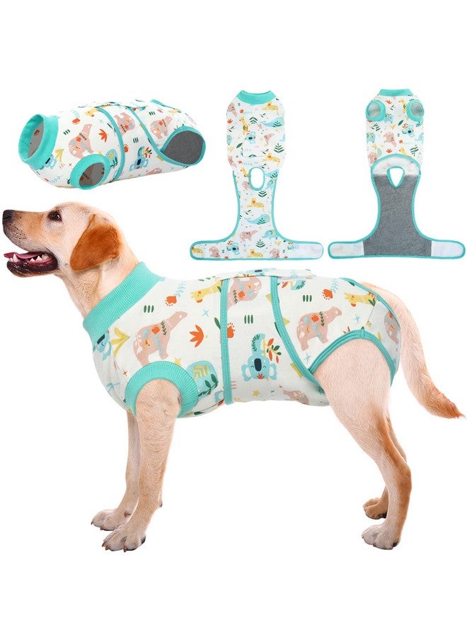 Kuoser Recovery Suit for Dogs Cats After Surgery, Professional Pet Recovery Shirt Dog Abdominal Wounds Bandages, Substitute E-Collar & Cone,Prevent Licking Dog Onesies Pet Surgery Recovery Suit - Image 1