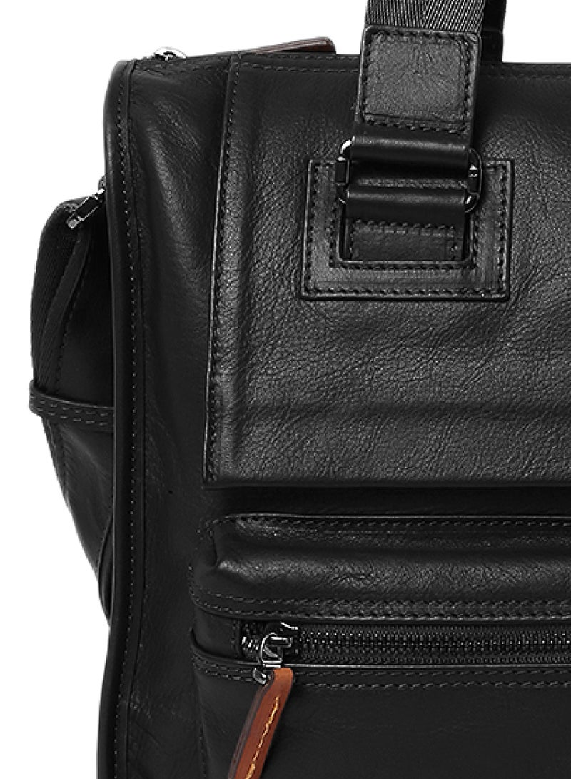 Bond The Bond Leather Laptop Bag Black - 1173 / 1131 - Image 4